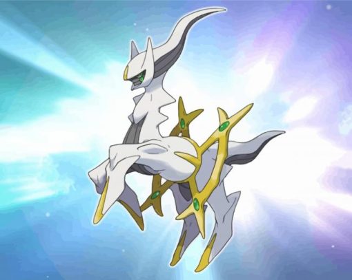 Arceus Pokemon paint by number