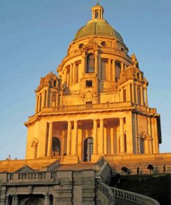 Ashton Memorial In Evening Sun paint by number