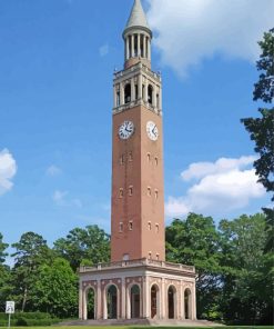 Bell Tower In Chapel Hill paint by number