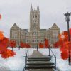 Boston College Art paint by number