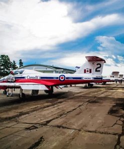 CDN Military Planes paint by number