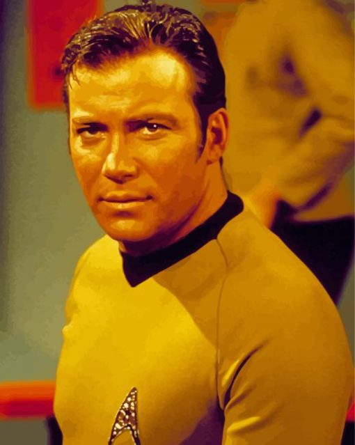 Captain Kirk paint by number