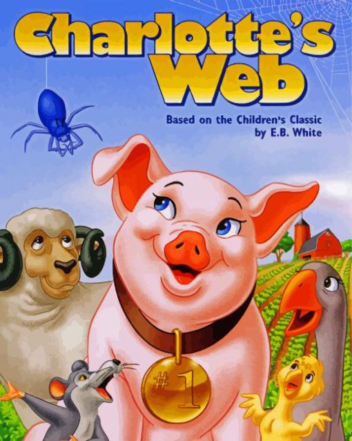 Charlottes Web Animation paint by number