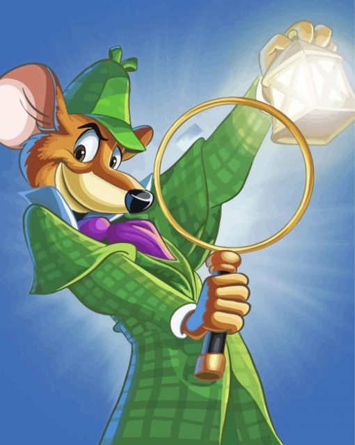 Disney Basil Of Baker Street paint by number