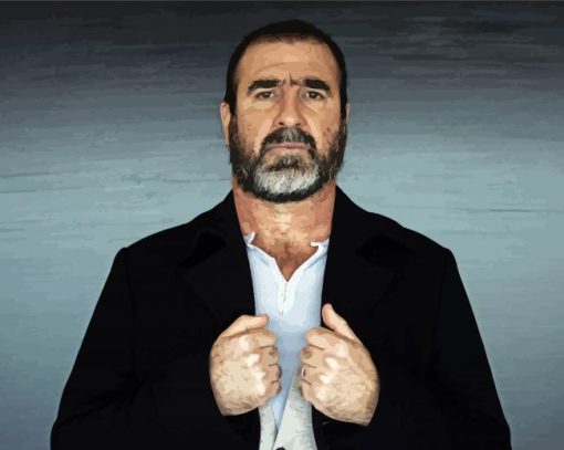 Eric Cantona Actor Paint by number