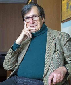 French Philosopher Bruno Latour paint by number