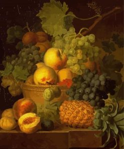 Fruits Basket Jan Frans Van Dael paint by number