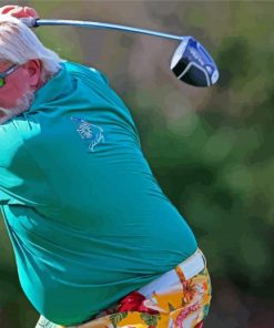 Golf Player John Daly paint by number