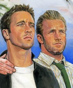 Hawaii 5 0 Characters Art Paint by number