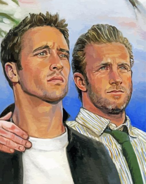 Hawaii 5 0 Characters Art Paint by number