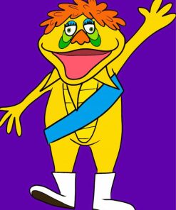 Hr Pufnstuf Illustration Paint by number