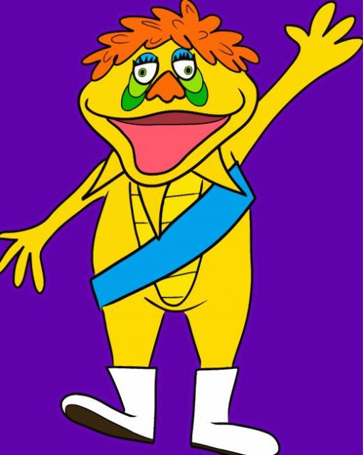 Hr Pufnstuf Illustration Paint by number