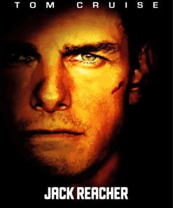 Jack Reacher Movie Poster paint by number