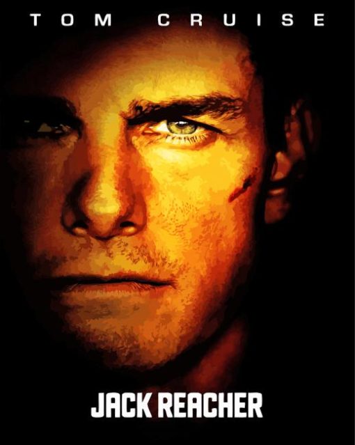 Jack Reacher Movie Poster paint by number