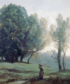 Jean Baptiste Camille Corot Landscape paint by number