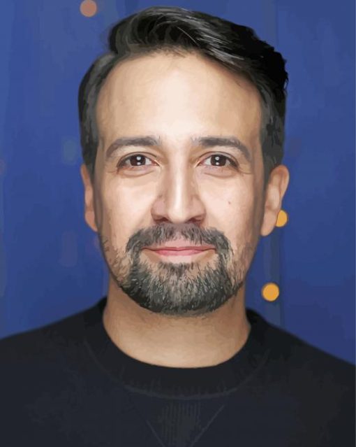 Lin Manuel Miranda paint by number