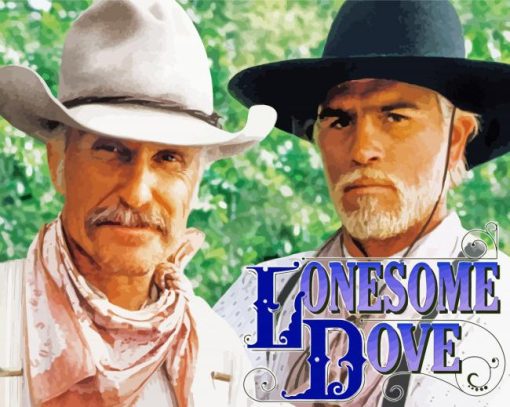 Lonesome Dove Poster paint by number