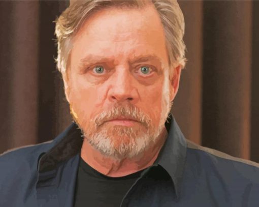 Mark Hamill American Actor paint by number