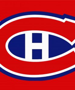 Montreal Canadiens Hockey Logo paint by number