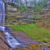 Munising Michigan Waterfall paint by number