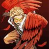 My Hero Academia Hawks paint by number