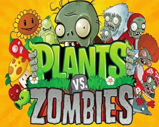 Plants VS Zombies Game Paint by number