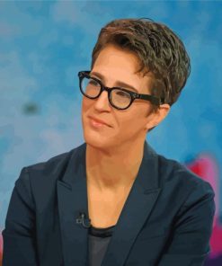 Rachel Maddow Tv Presenter paint by number