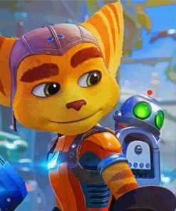 Ratchet And Clank paint by number