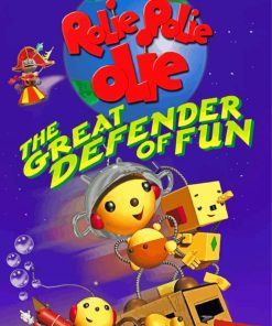 Rolie Polie Olie Poster paint by number