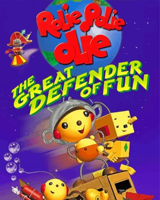 Rolie Polie Olie Poster paint by number