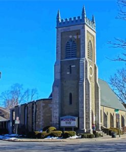 St James Church Oneonta paint by number