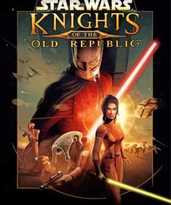 Star Wars Knights Of The Old Republic Game Poster paint by number