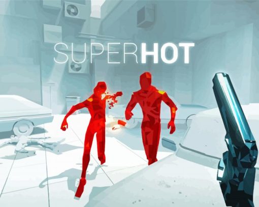 Superhot Video Game paint by number