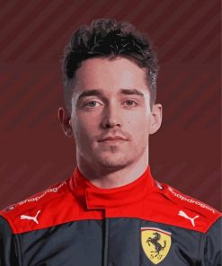 The Driver Charles Leclerc Paint by number