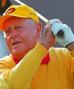 The Golfer Jack Nicklaus paint by number