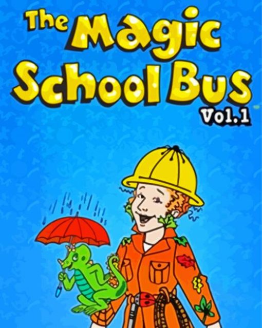 The Magic School Bus paint by number