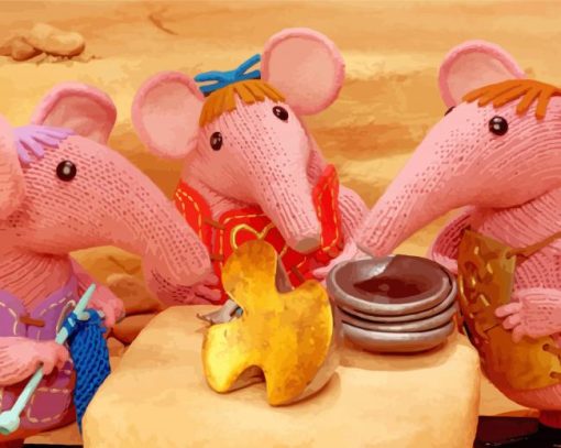 The Clangers Tv Show paint by number