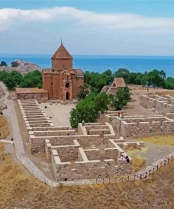 Turkey Akhtamar Island paint by number