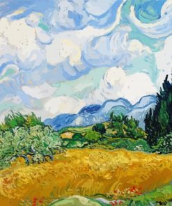 Vincent Van Gogh Wheat Field paint by number