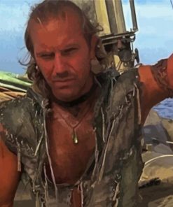 Waterworld Movie Character paint by number