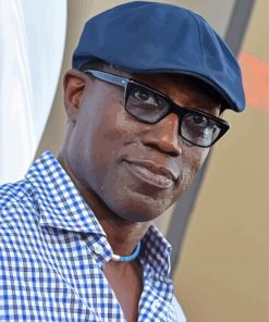 Wesley Snipes Wearing Hat paint by number