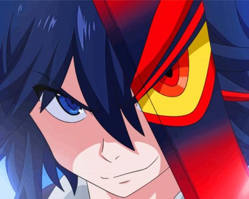 Aesthetic Ryuko Matoi paint by number