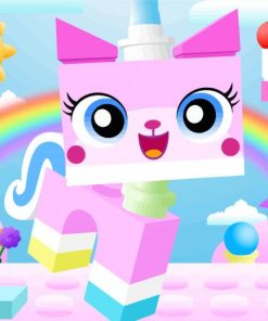 Aesthetic Unikitty paint by number