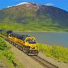 Alaska Railroad Train paint by number