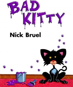 Bad Kitty Book Poster paint by number