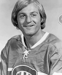 Black And White Guy Lafleur Paint by number