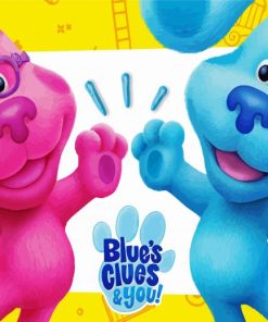 Blues Clues Cartoon paint by number