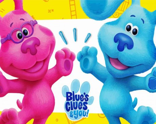 Blues Clues Cartoon paint by number