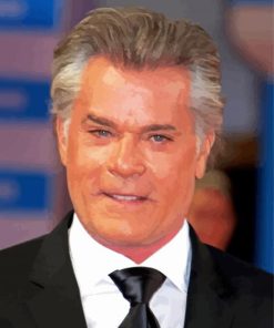 Classy Ray Liotta paint by number