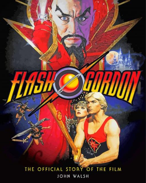 Flash Gordon paint by number